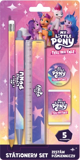 Skrivesæt 5 dele med MY LITTLE PONY-motiv