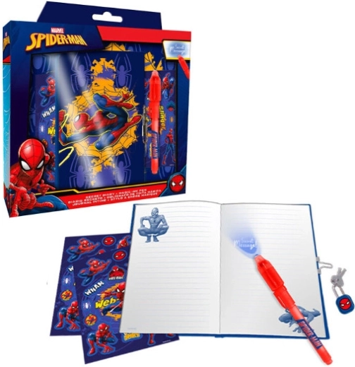 Mindebog med magisk pen SPIDER-MAN