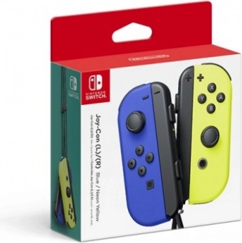 Joy-Con-par Blå/Neon Gul