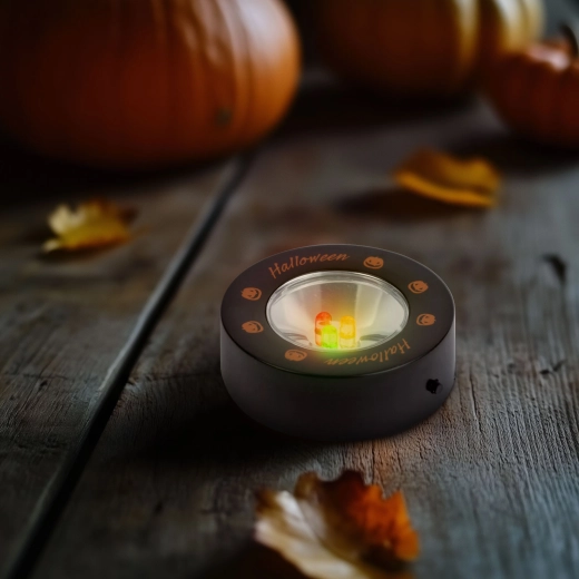 Halloween-LED-lys i form af et græskar