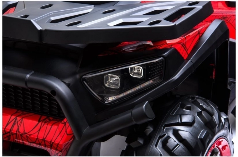 Sportsligt Spider-design og LED-lys