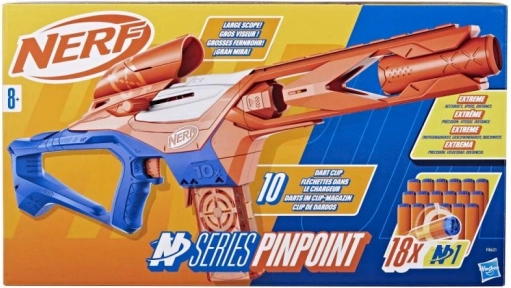 Nerf N Series Pinpoint præcis blaster med magasin og kikkertsigte