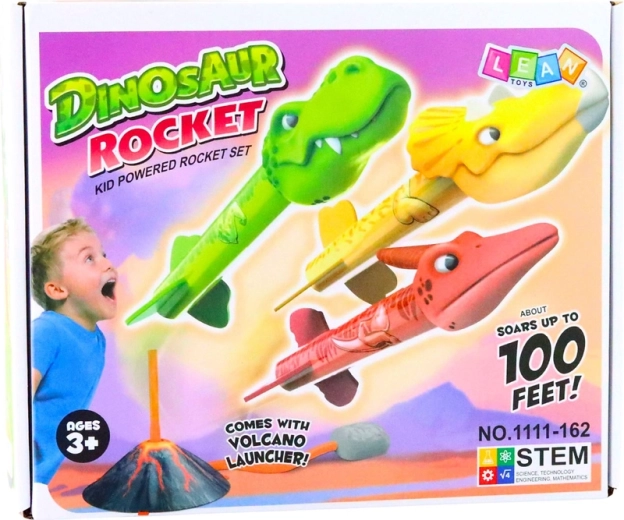 Vulkanisk design og dinobesætning