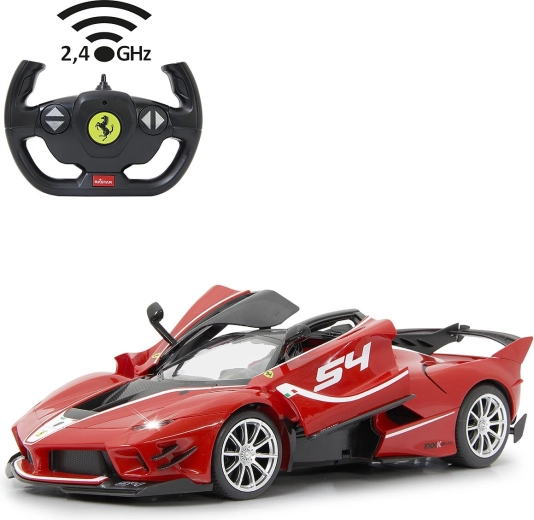 Jamara Ferrari FXX K Evo RC-bil 1:14 rød 2,4 GHz med LED og manuelt åbningsbare døre