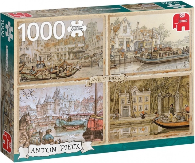 Puslespil Kanal Sejlads 1000 brikker