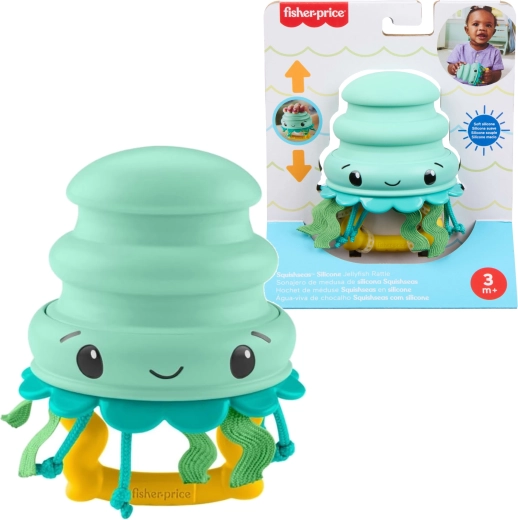 Sensorisk rangle – vandmand med silikonefjeder FISHER-PRICE