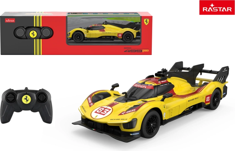 Rastar RC-bil Ferrari 499P gul 1:24 - 1 stk.