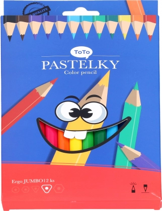 Farveblyanter Jumbo ERGO 12 stk