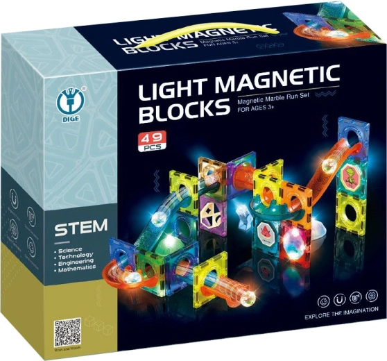 Magnetisk lysende kuglebane 49 dele