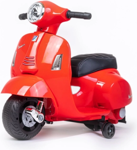 Elektrisk børnemotorcykel BABY MIX VESPA rød