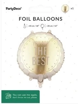 Folieballon You Are The Best 35 × 35 cm, mixvariant