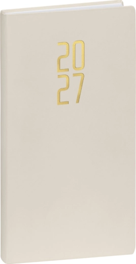 Notique lommedagbog Ponza 2027 cremefarvet 9 × 15,5 cm