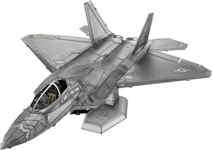 3D metalpuslespil F-22 Raptor