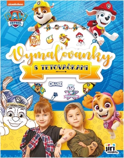 Malebog Paw Patrol med børnetatoveringer - 1 stk.