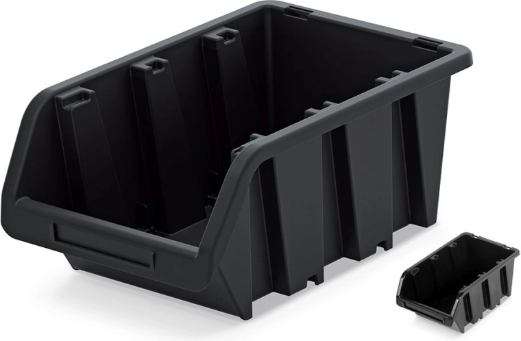 Plast opbevaringsboks Truck 7 l, sort, 290 × 200 × 150 mm