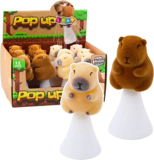 Hoppe kapybara Pop Up beige brun 10 cm