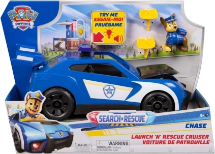 Paw Patrol Chase' redningskøretøj med lys- og lydeffekter