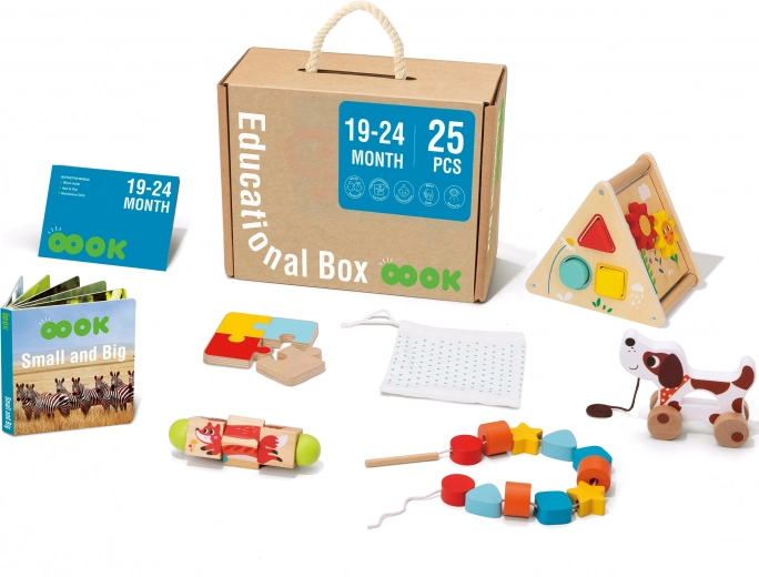 Tooky Toy Montessori-boks XXL 6-i-1 pædagogisk sæt 19–24 måneder