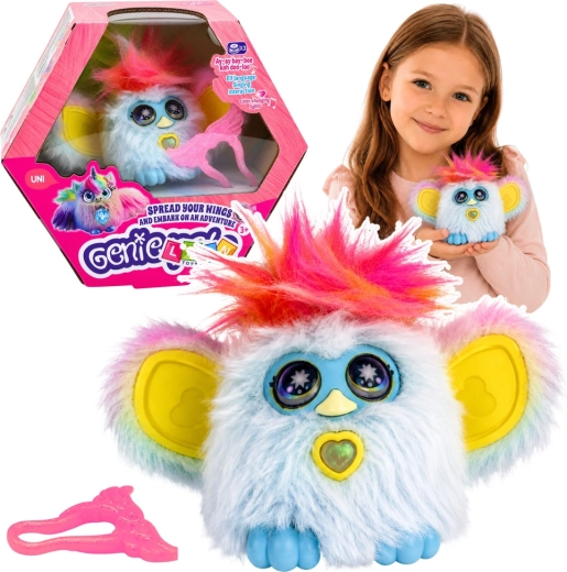 Interaktivt Genie Pets-væsen med lys, lyde og vedhæng