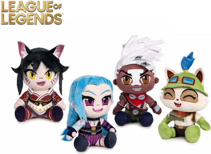 Plysjefigurer af League of Legends-mestre 21 cm – sæt med 24 stk.