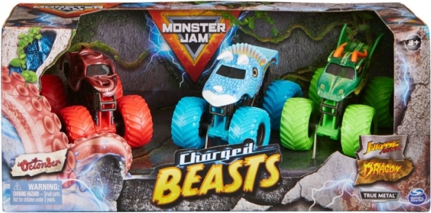 Monster Jam køretøj 1/64 3-pak