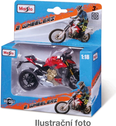 Maisto Wheelers metalmodel af motorcykel 1:18