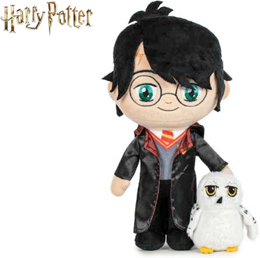 Plyslegetøj Harry Potter med Hedvig 29 cm