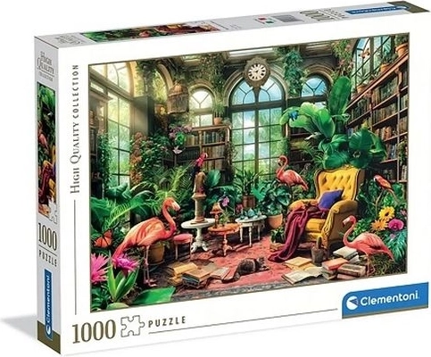 Clementoni puslespil 1000 brikker The Greenhouse Library