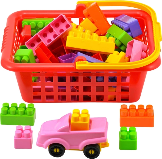 LORI Lady polyteknisk byggesæt i kurv (42 dele)
