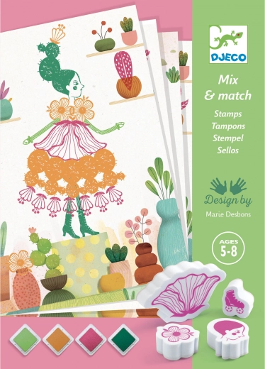 Stempelsæt Blomstpige DJECO