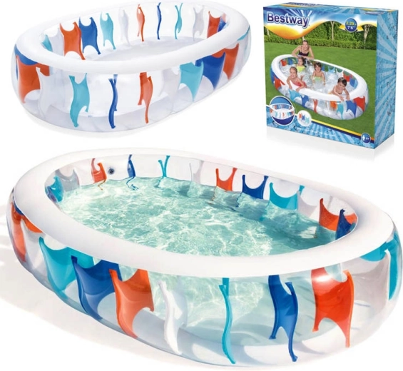 oppustelig pool 229 × 152 × 51 cm BESTWAY