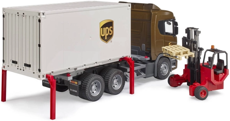 Udskiftelig container til realistisk logistik