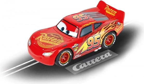 bil til racerbane DISNEY CARS Lightning McQueen 1:50