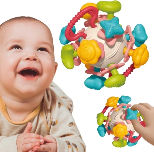 WOOPIE BABY sensorisk rangle og bidering 4 i 1 til babyer fra fødslen