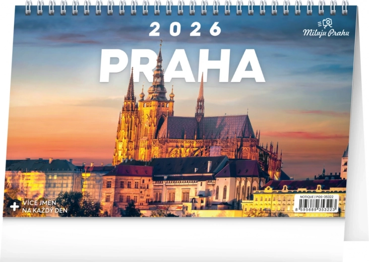 Bordkalender Prag 2026