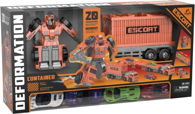 Transformer lastbil container vogn - robot