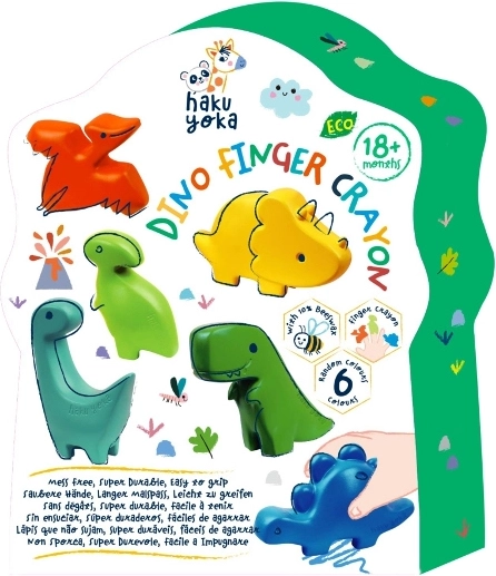 Fingerfarve-kridt Dinosaurer til de mindste