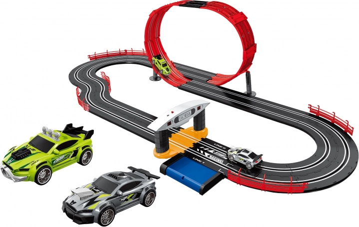 racerbane med loop 560 cm til 2 biler
