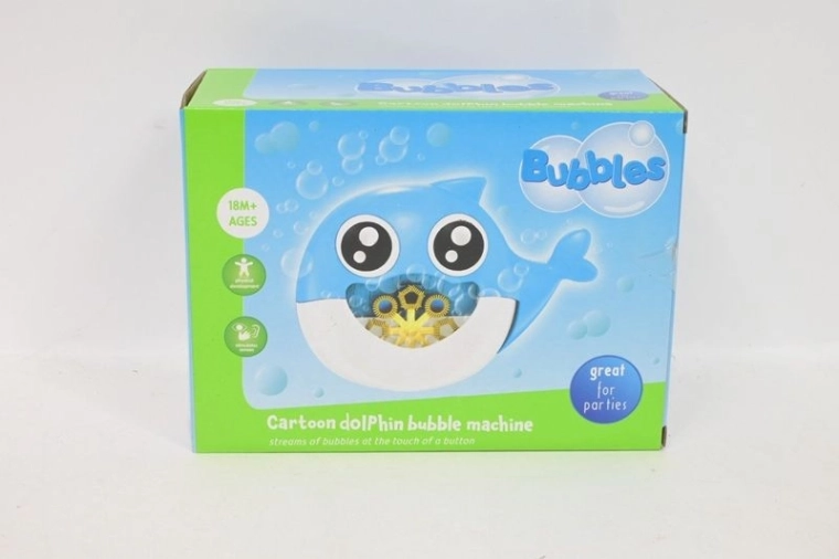 Boblemaskine i delfinform