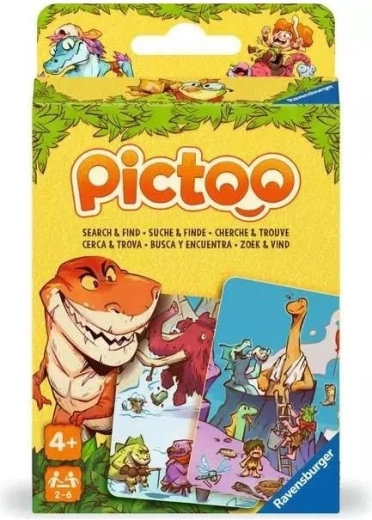 Ravensburger Pictoo: dinosaurer – hurtigt reaktionsspil