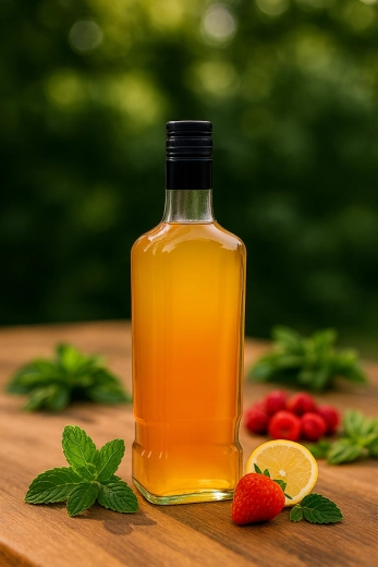Ideel til sirupper, juicer og destillater