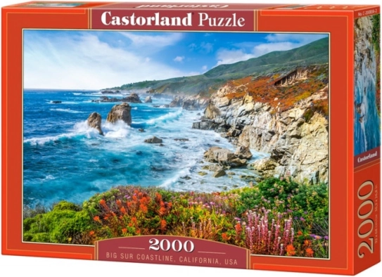 Puslespil 2000 brikker Big Sur Kalifornien