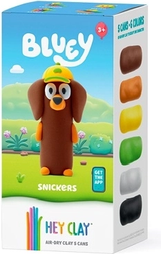 Hey Clay Bluey Snickers – sæt med 5 bøtter