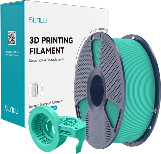 Hastighedsoptimeret mat PETG-filament Sunlu – mint