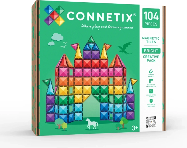 Bright Creative Pack magnetisk byggesæt med 104 dele