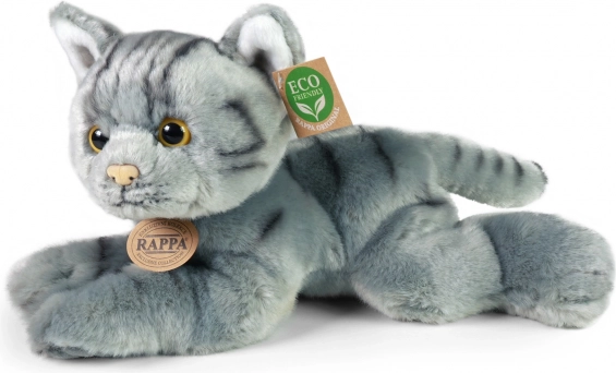 Rappa plysbamse kat miljøvenlig grå