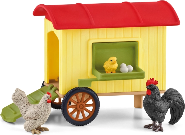 Schleich Farm World mobilt hønsehus