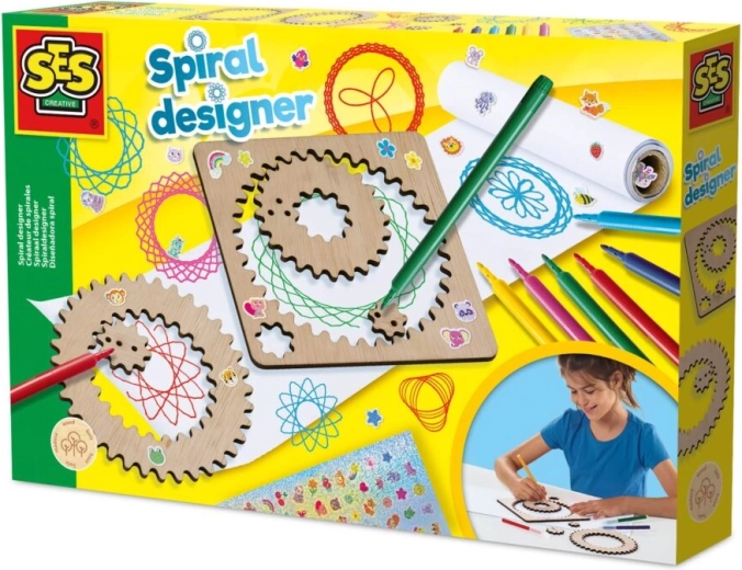 Træskabeloner til spiralmønstre