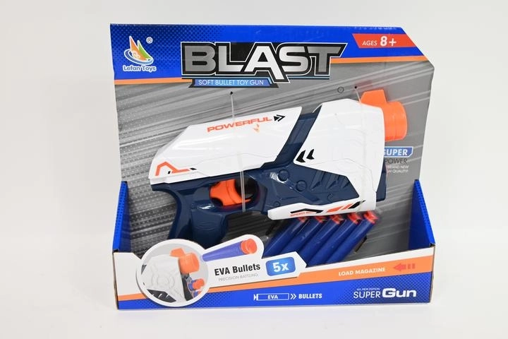 Blast-pistol til skumpile