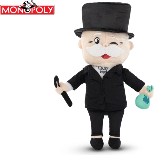 Monopoly Mr. Monopoly bamse 31 cm (fra fødslen)